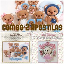 COMBO 2 Apostilas Digitais sendo: Ursa Bailarina e Família Ursos - IDEAL INICIANTES