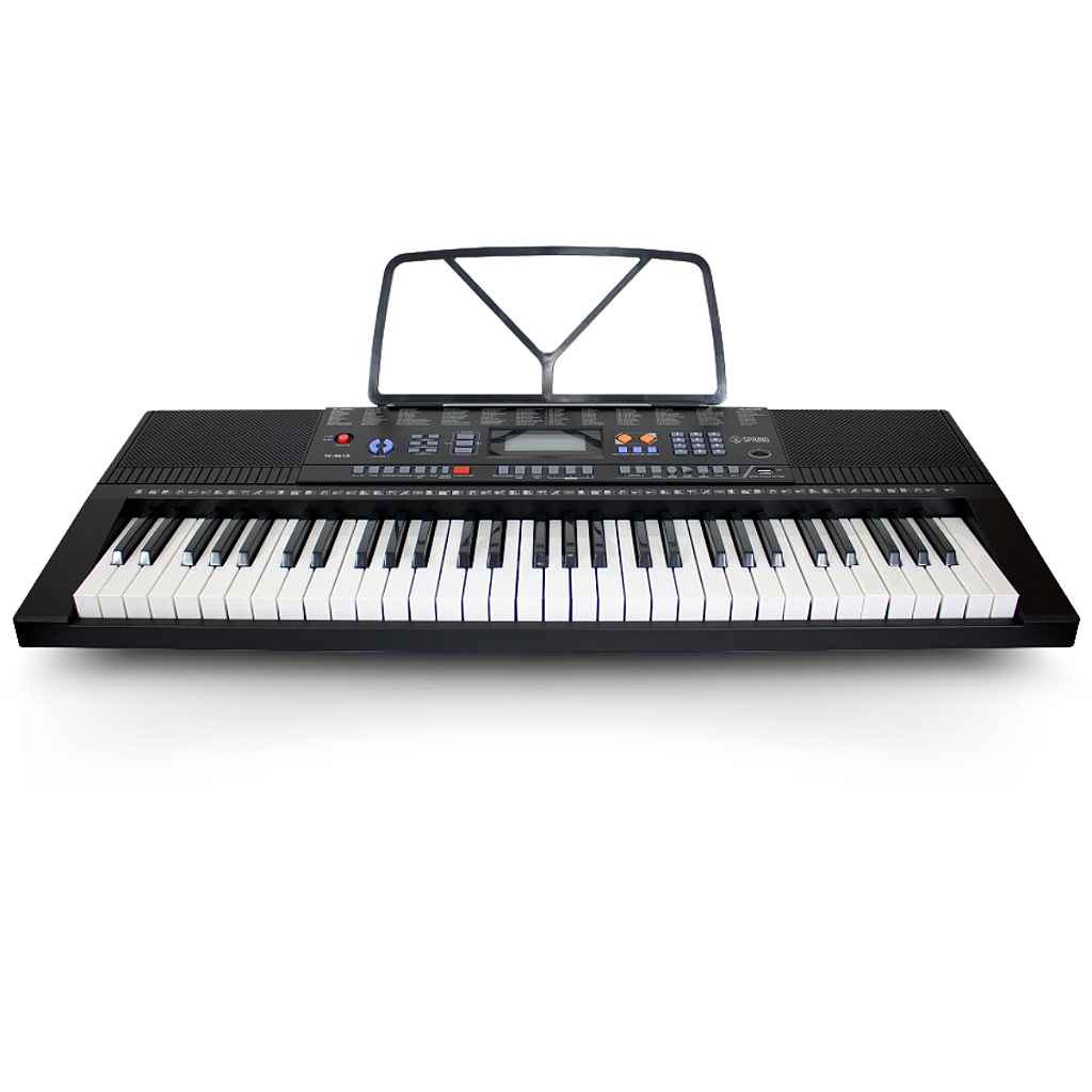 Teclado Musical Yamaha PSR-E383 Iniciante 61 Teclas Preto - O