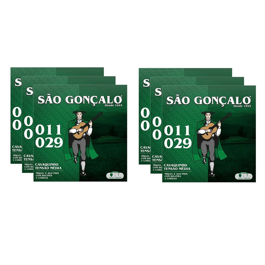 Jogo De Cordas Para Cavaco São Gonçalo 011 Com Bolinha