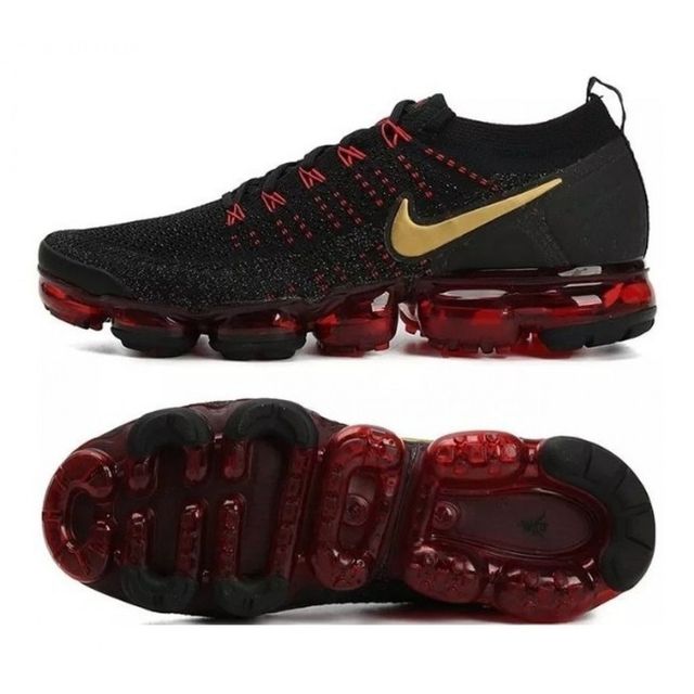vapormax preto com vermelho