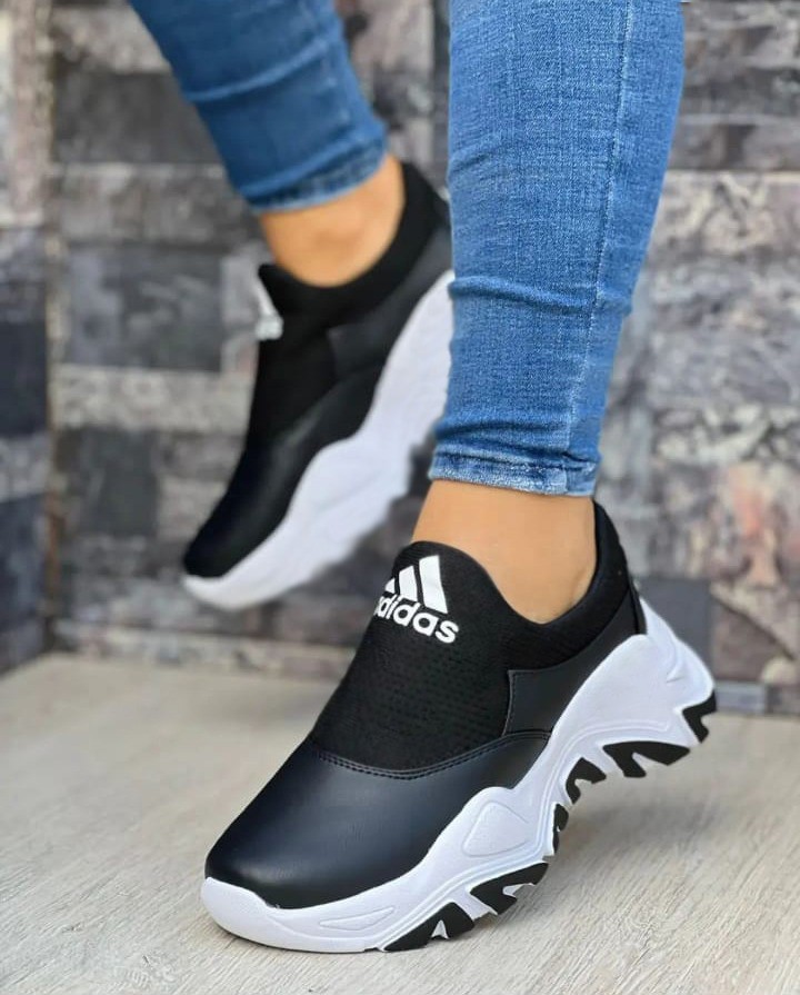 Tênis Adidas Sport feminino preto - Bunny Shoes