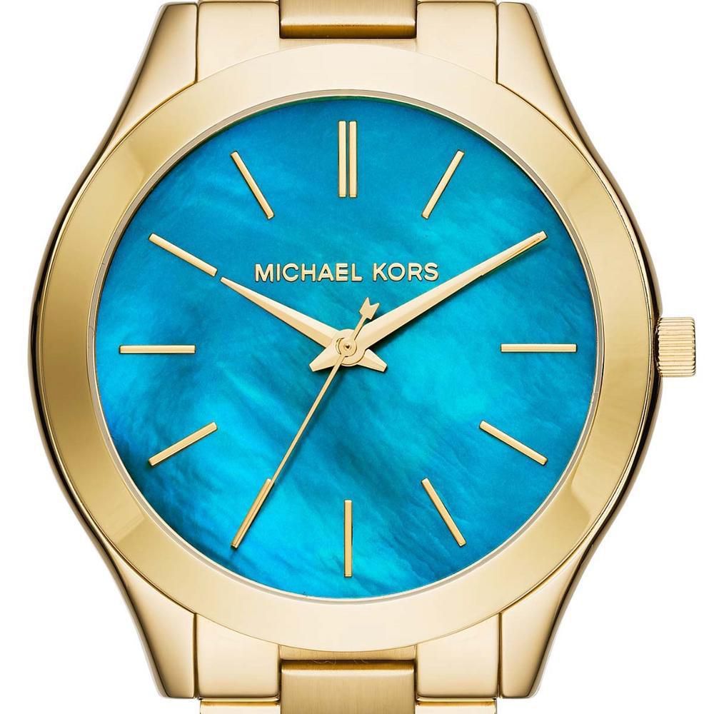 Amazon.com: Michael Kors Women's Slim Runway Gold-Tone Watch MK3492 :  Clothing, Shoes & Jewelry