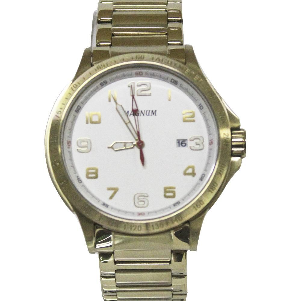 Relógio Masculino Magnum Analógico MA35020A - Dourado - Luxgolden