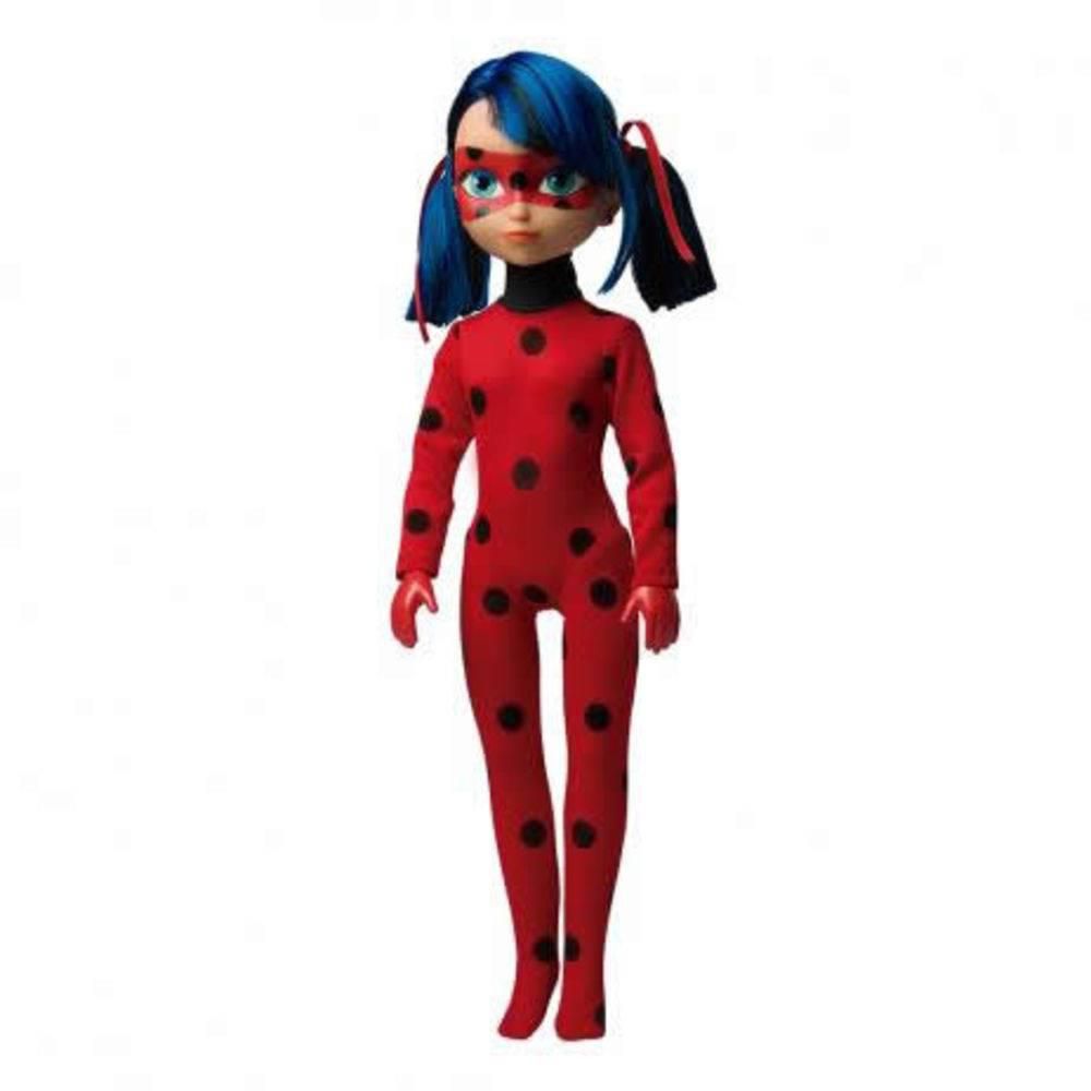 Kit Miraculous - Boneca Ladybug 45cm Musical + Maquiagem