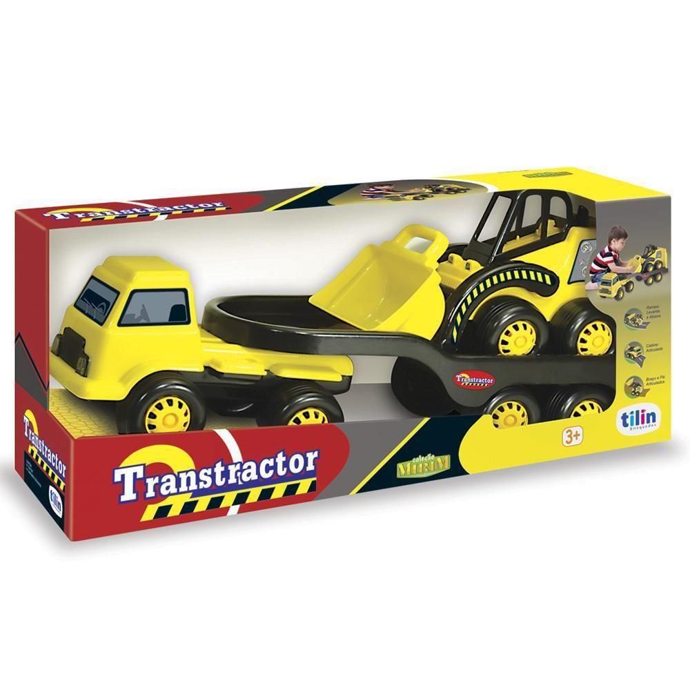 Caminhão Selva Tilin Brinquedos Ref.0406 - Amarelo E Verde - Luxgolden