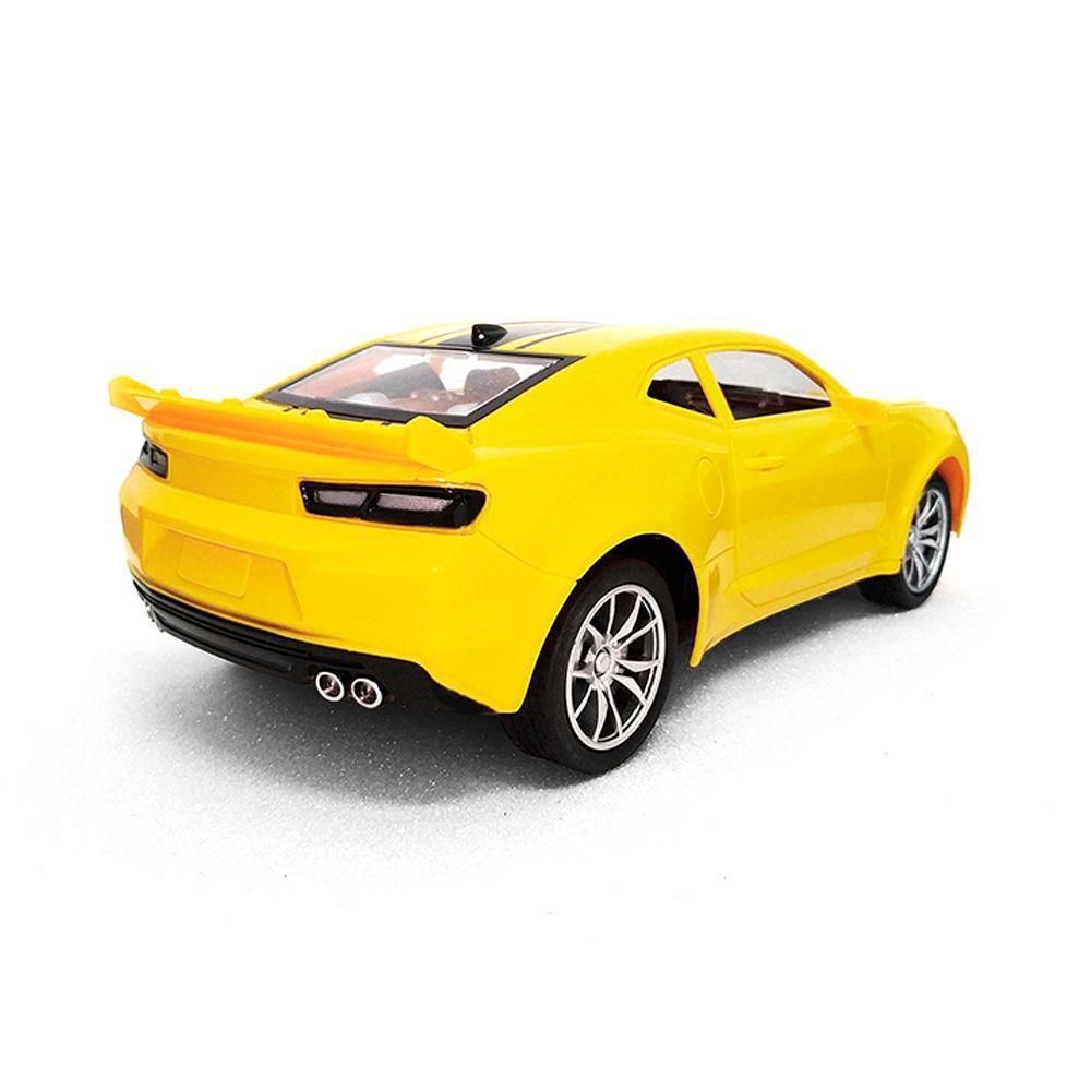 Carrinho Controle Remoto 1:16 Importway Com Luzes Amarelo