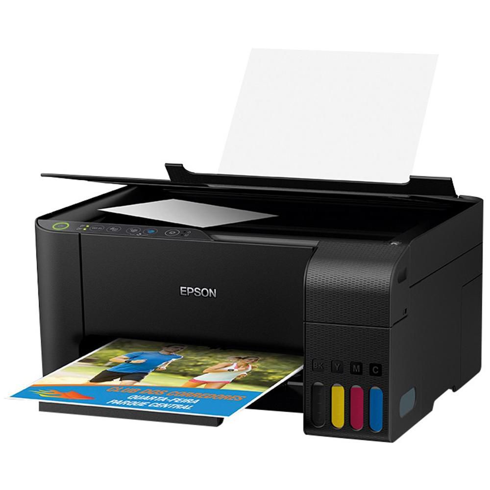 Impressora Multifuncional Epson EcoTank Colorida L3150 - Preto - Luxgolden