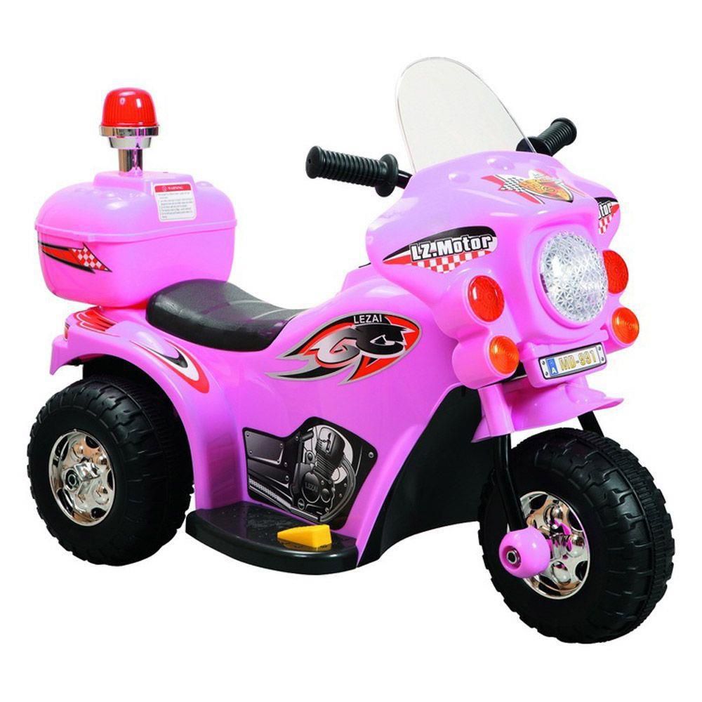 Mini Moto Elétrica Infantil Brinqway BW-002-R - Rosa - Luxgolden