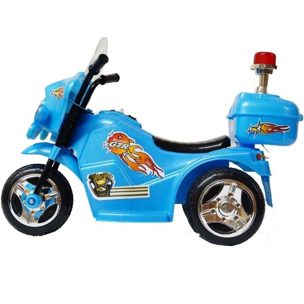 Mini Moto Eletrica Infantil Policia 6V 18W Importada