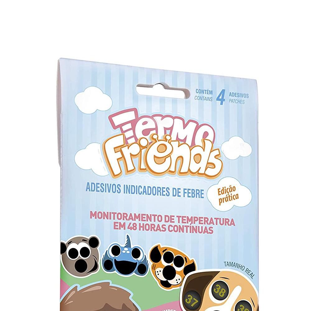 Termo Friends Monitor de Temperatura em Adesivo Babydeas com 4