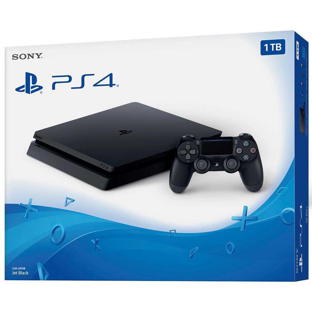 Console Sony PS4 + Jogo God of War Ragnarök, 1TB, Preto - CUH-2214B