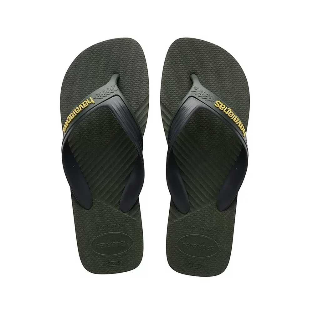 Chinelo Havaianas Have Dual FC Preto e Amarelo 