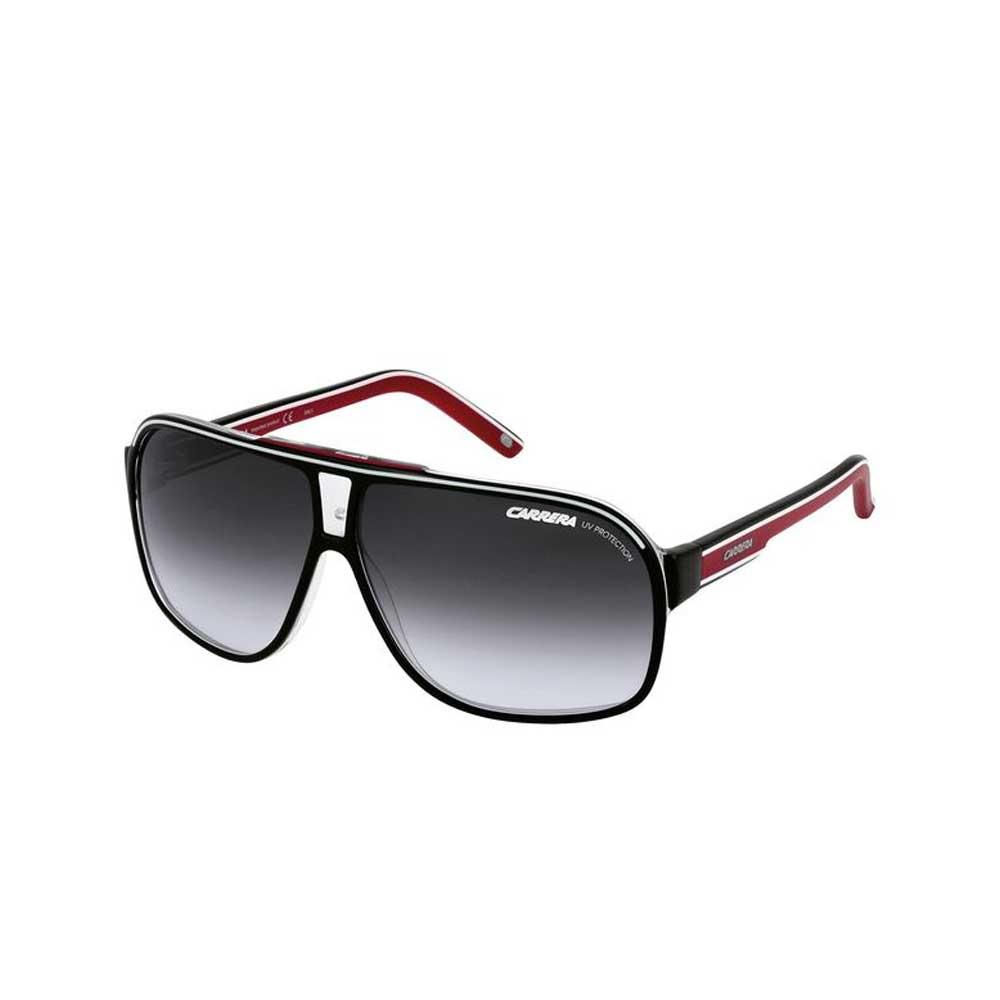 Óculos de Sol Masculino Carrera Grand Prix 2 Black White Red - Luxgolden