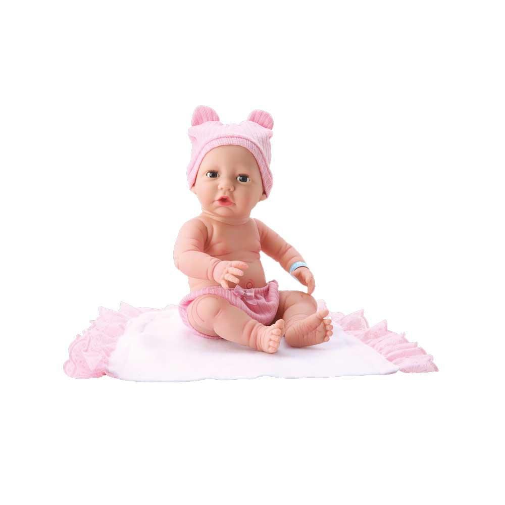 Boneca Bebê Reborn New Born Banho vem com ducha Divertoys - Babu Brinquedos