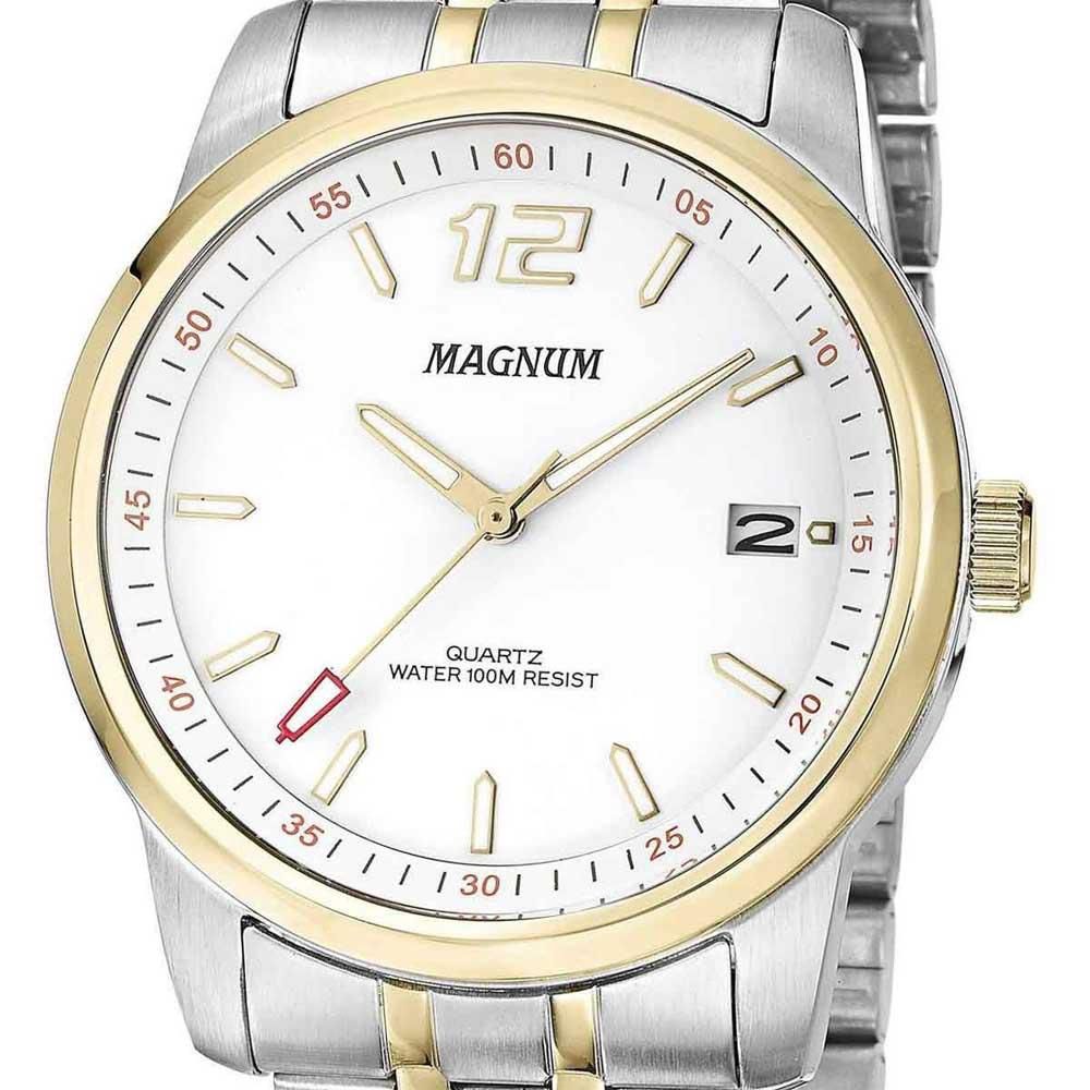 Relógio Masculino Magnum Analogico MA32792S - Bicolor - Luxgolden