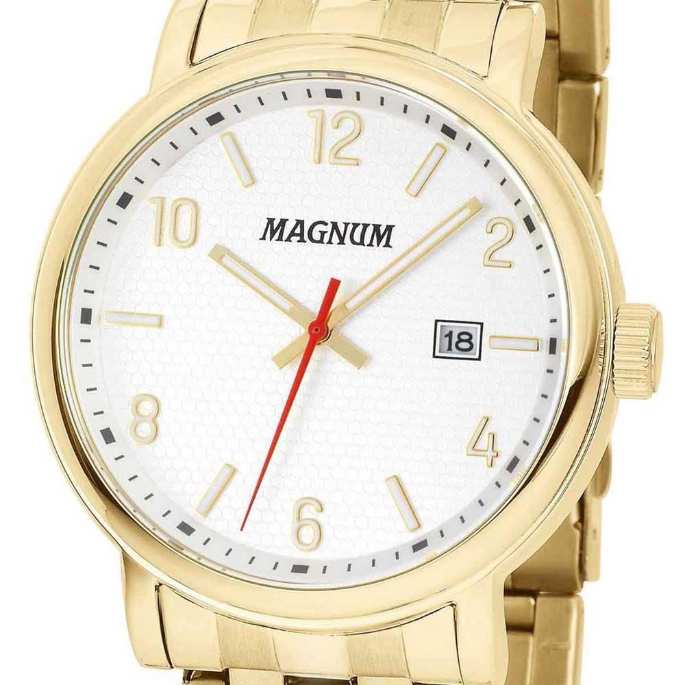 Relógio Masculino Magnum Analógico MA35020A - Dourado - Luxgolden