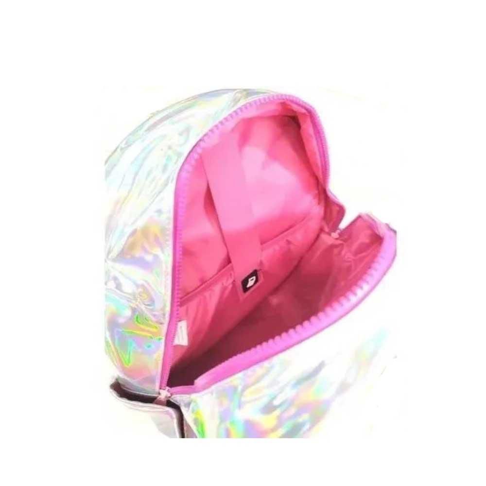 Mochila De Costas Clio Luluca Holográfica - LU2458 Prata - Luxgolden