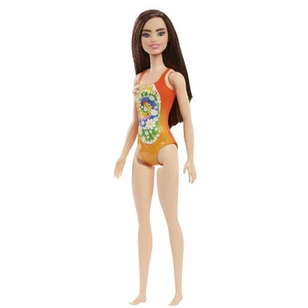 Boneca Barbie Fashion Praia Roupa Laranja Mattel DWJ99 HDC49 - Luxgolden