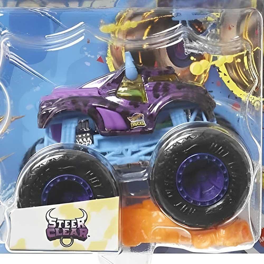 Kit 2x Hot Wheels Monster Trucks Brinquedo Carrinho Fyj44