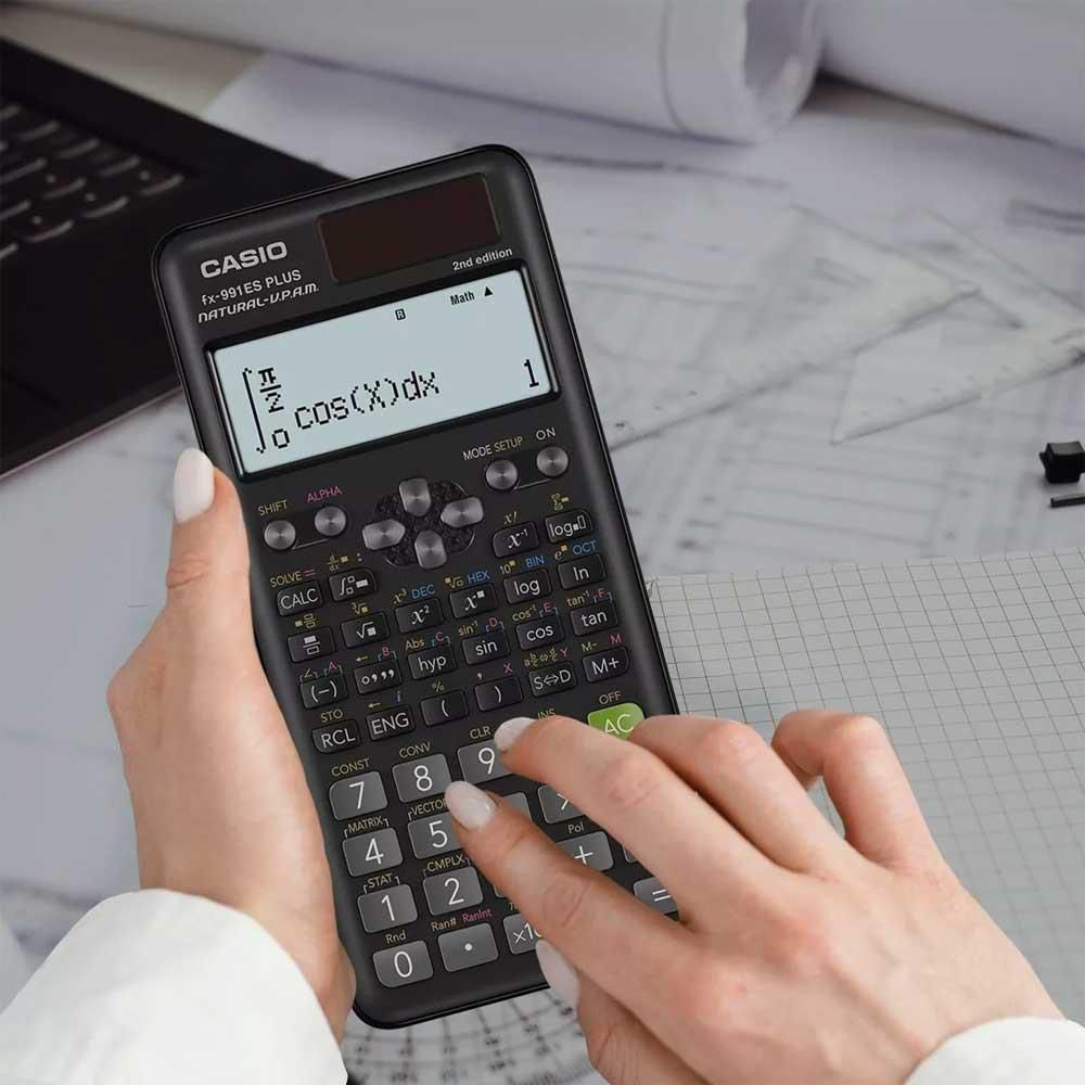 Calculadora Científica Casio FX-991ES Plus-2S4DT, 417 Funções + 04 Linhas,  Display Natural - Calculadora Científica - Magazine Luiza