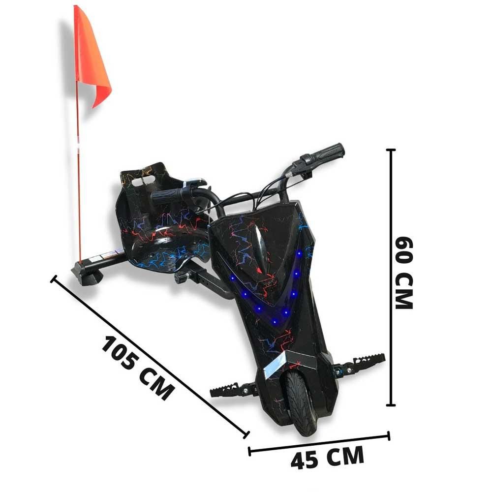 Drift Elétrico Infantil Importway 12v BW221VM - Vermelho - Luxgolden