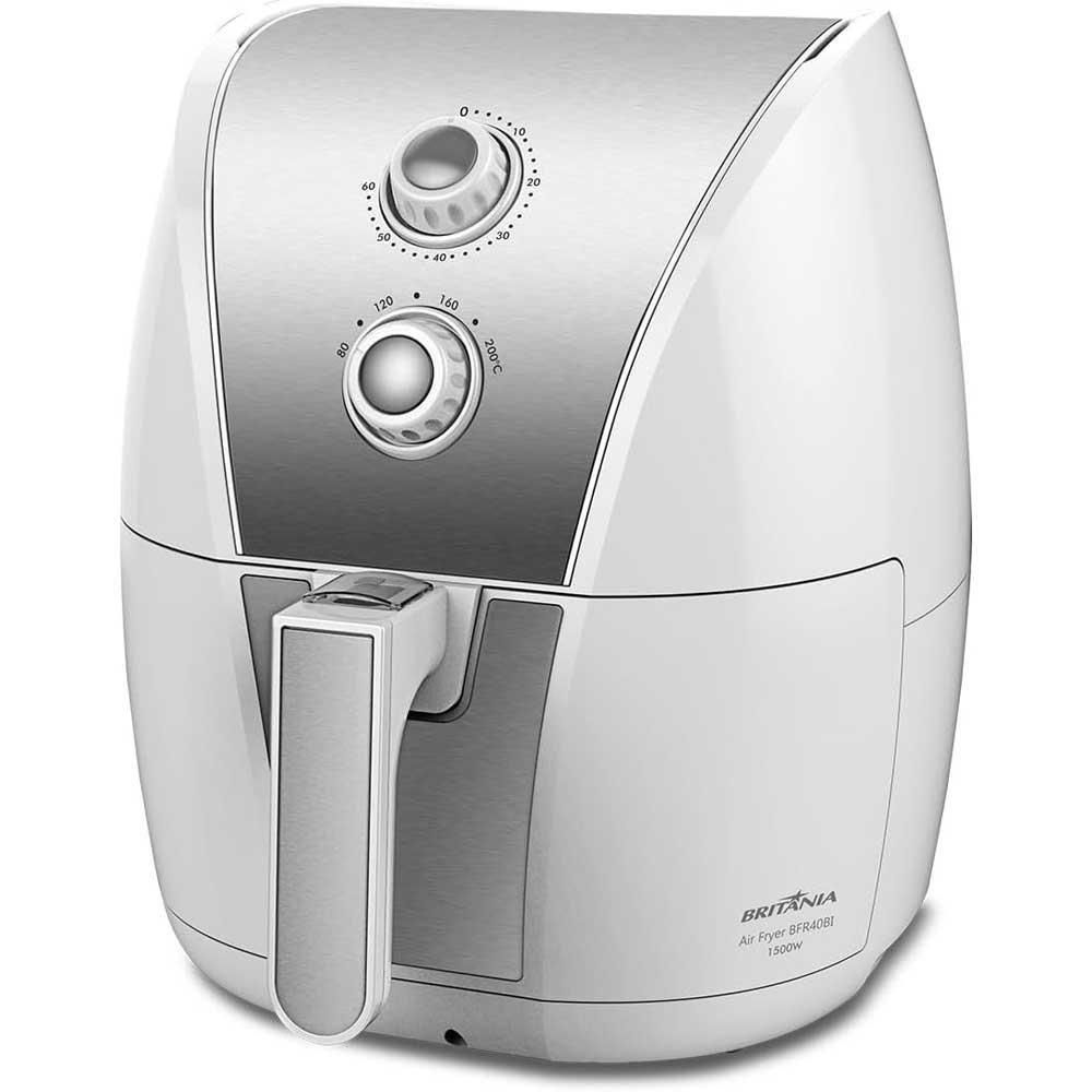 Fritadeira Air Fryer Britânia 5L 1500W BFR40BI Branco - 220V