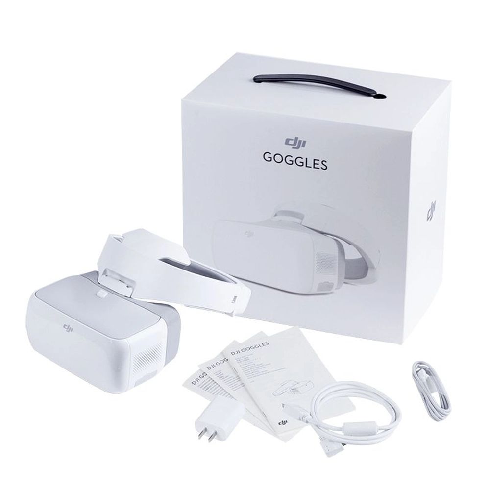 DJI Goggles ホワイト VRヘッドセット　本体のみ Óculos DJI Goggles OcuSync para Drone FPV branco - A sua