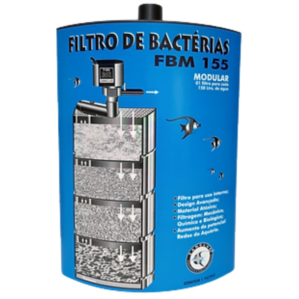 Filtro de Bactérias Zanclus Modular FBM 155 - 4 Módulos - Loja Pet