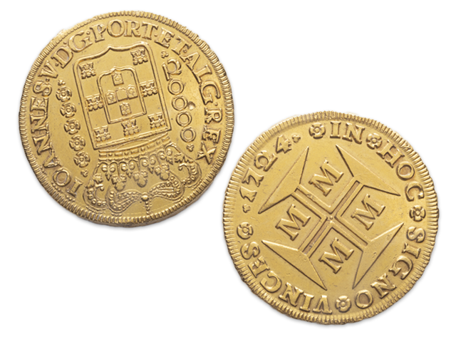 Dobrão de 20.000 réis de 1724