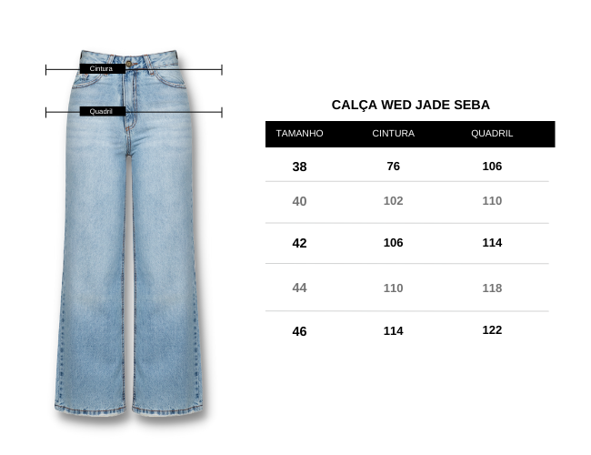 Calça Wed Jade Seba – ST Jeans