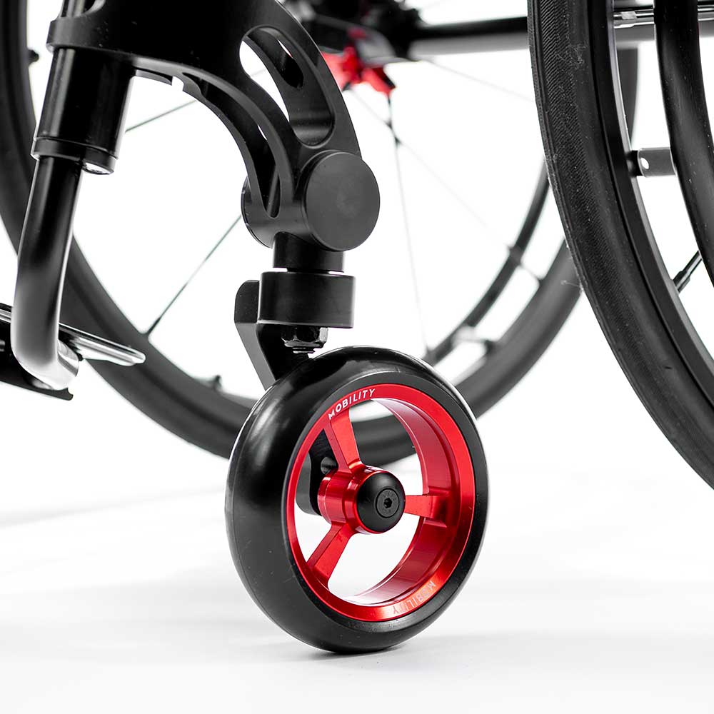 Cadeira de Rodas Monobloco Venom Red Series by Mobility - Mobility
