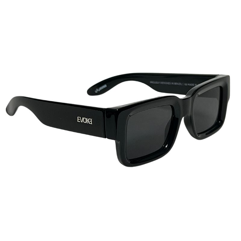 Óculos de Sol Evoke Lodown A01 Black Shine - Sofisticação e