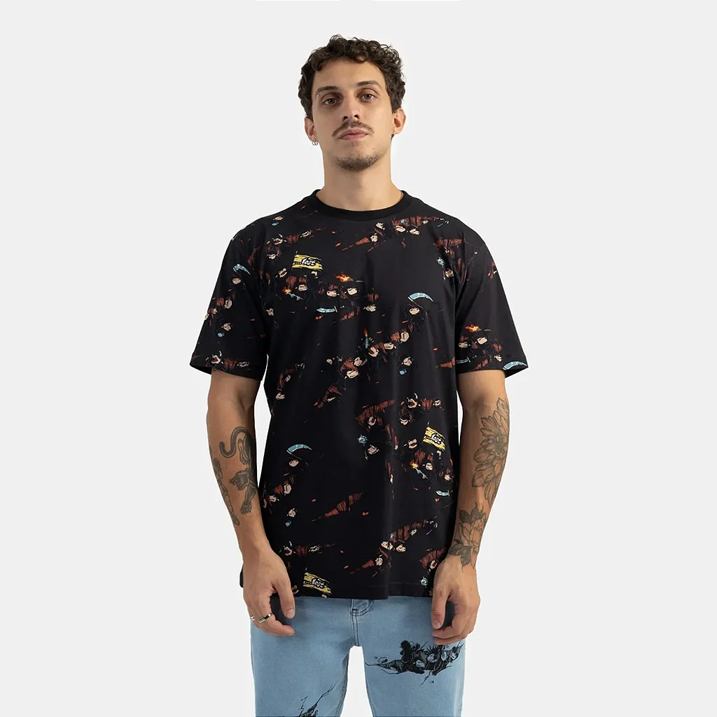 Camiseta Lost Digital World Domination Black - REPUBLIKA