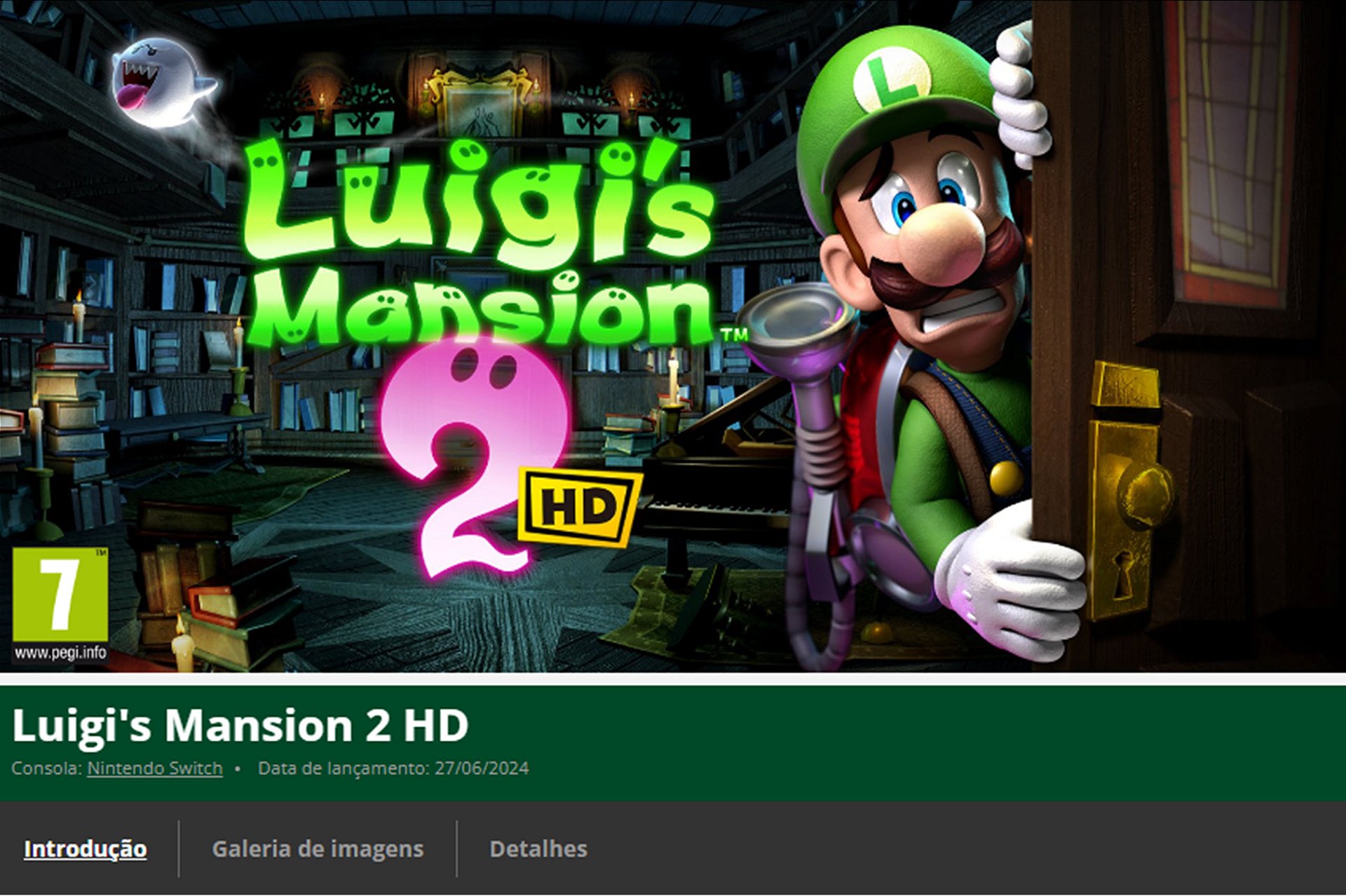 Luigi Mansion 2 HD