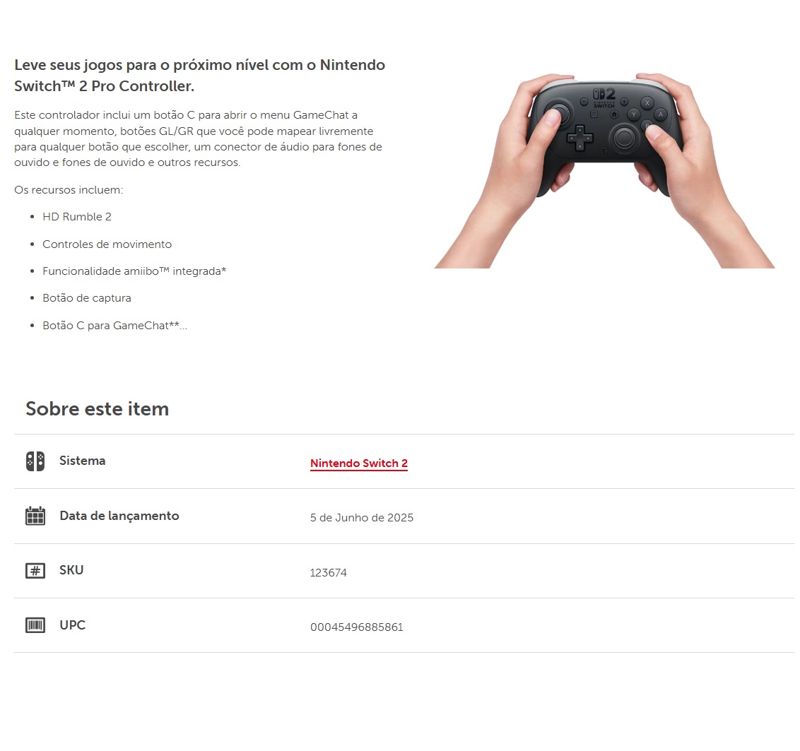 Pro controller