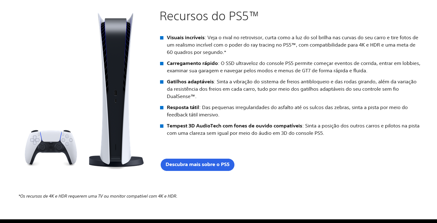 Gran Turismo - 7 Edição Padrão - PlayStation 4 - Mídia Física - Original -  Loja Física - Videogames - Novo Mundo, Curitiba 1082279074