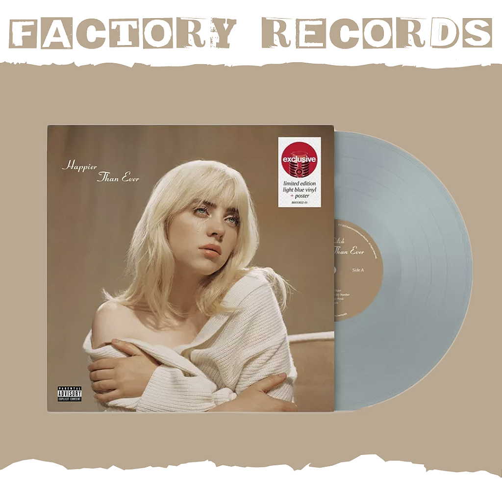 Billie Eilish - Happier Than Ever LP VINIL - Factory Records
