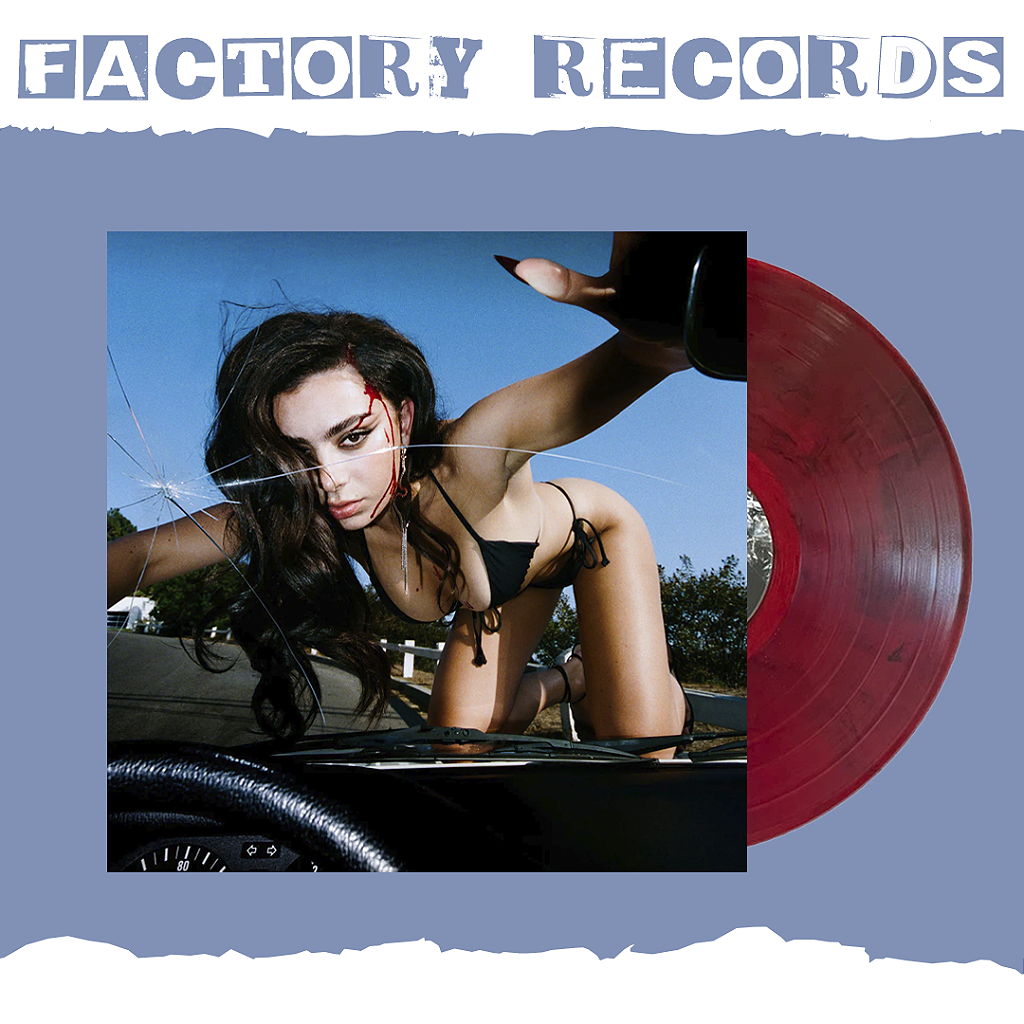 Charli XCX - Crash (Red Marbled) - LP - Factory Records