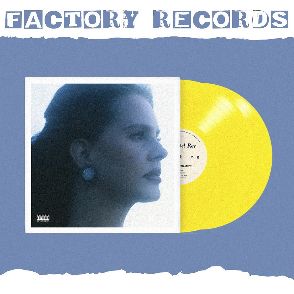 ラナデルレイ NFR! yellow vinyl Lana Del Rey - Blue Banisters (Yellow) - LP - Factory Records