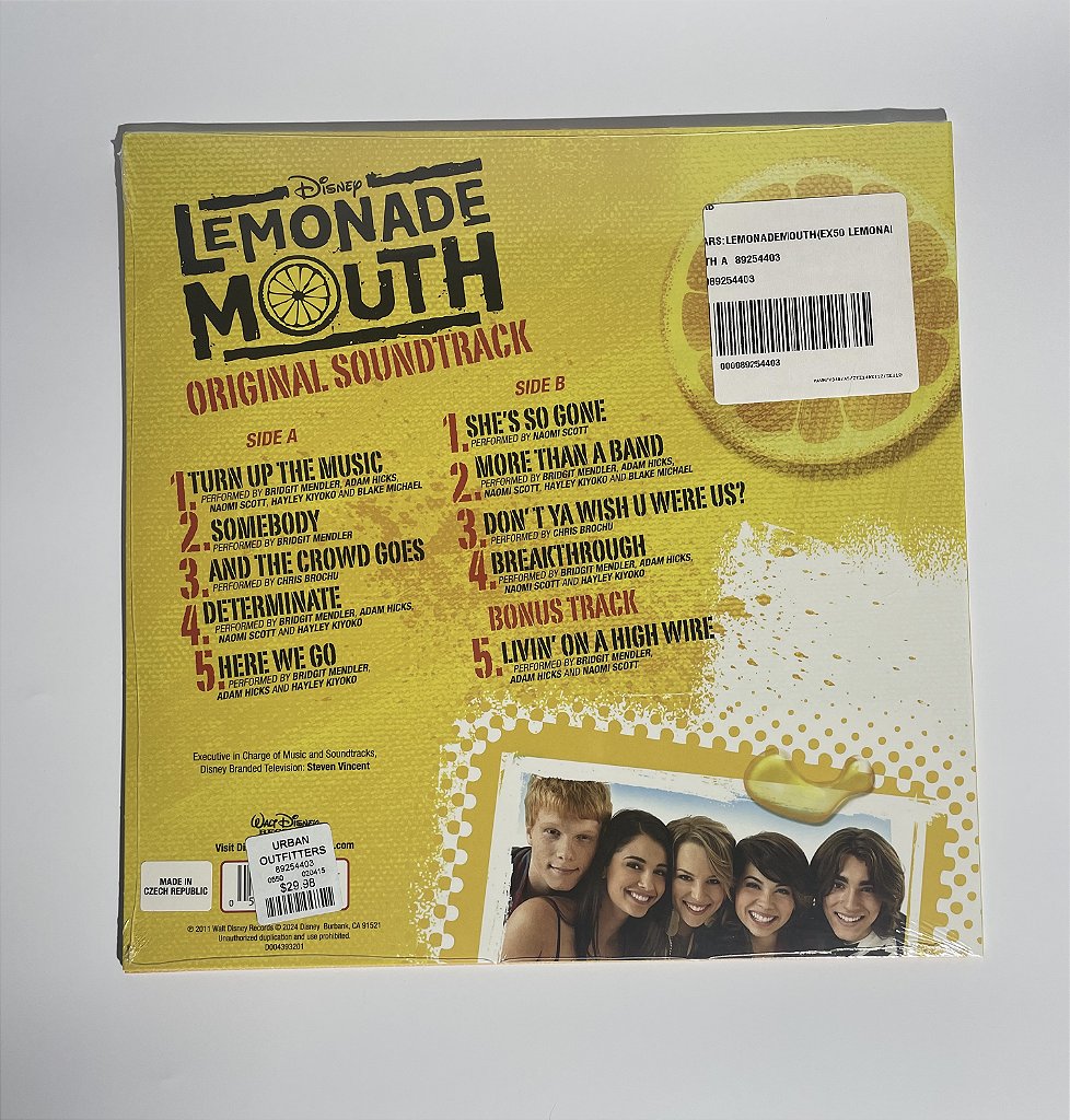 Lemonade Mouth - Soundtrack - LP - Factory Records