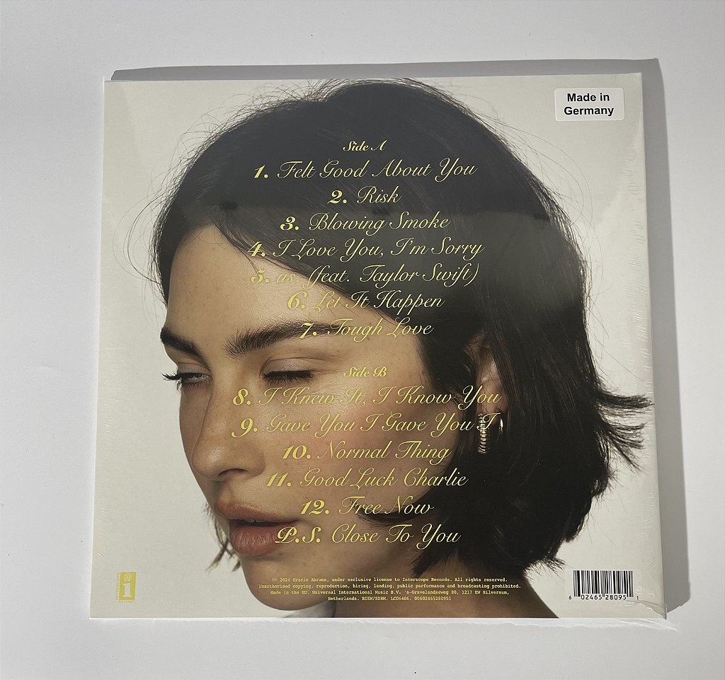 Gracie Abrams - The Secret of Us (Red) - LP - Factory Records