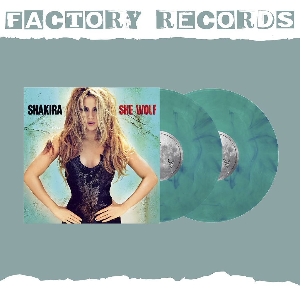 Shakira - She Wolf (Sea Glass) - LP - Factory Records
