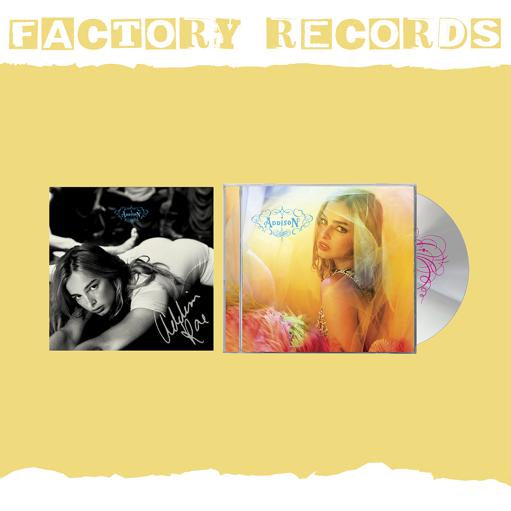 Addison Rae - Addison (Arte Card Autografado) - CD - Factory Records