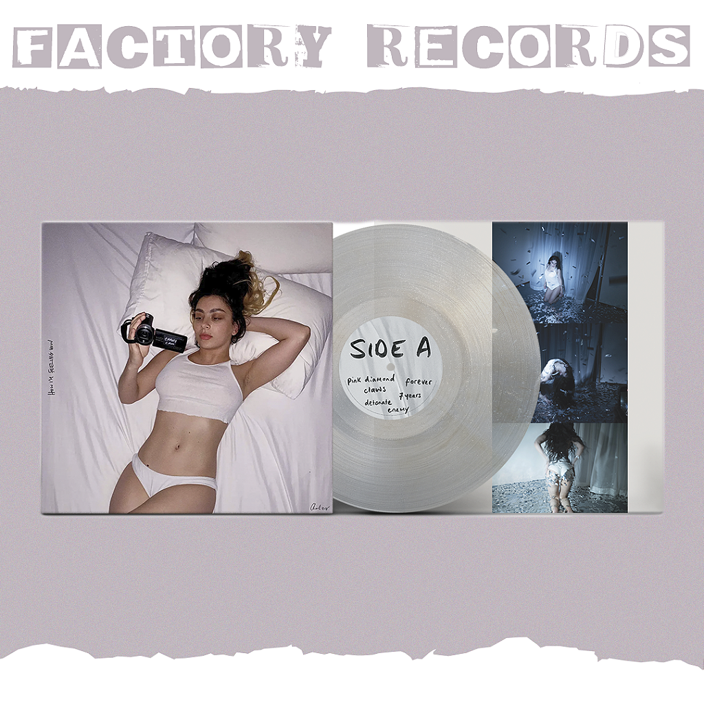 Charli XCX - how i'm feeling now (Clear Glitter) - LP - Factory