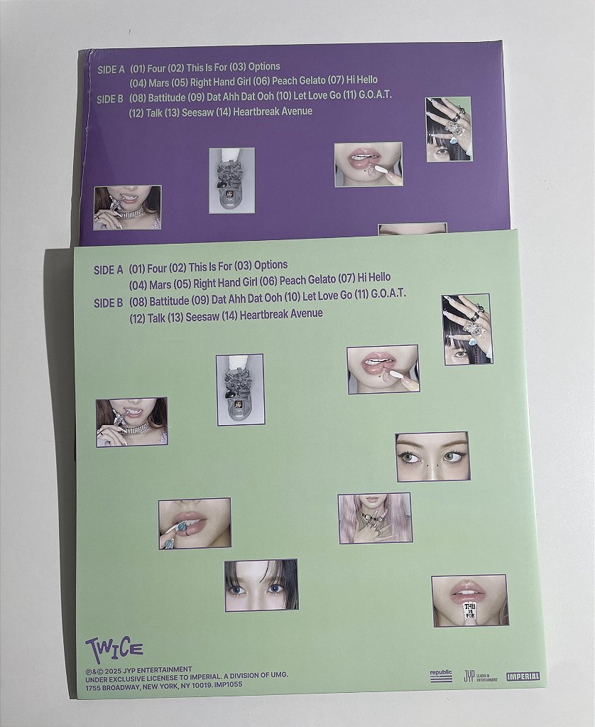 Twice - This Is For (Honeydew Glitter) - LP - Factory Records