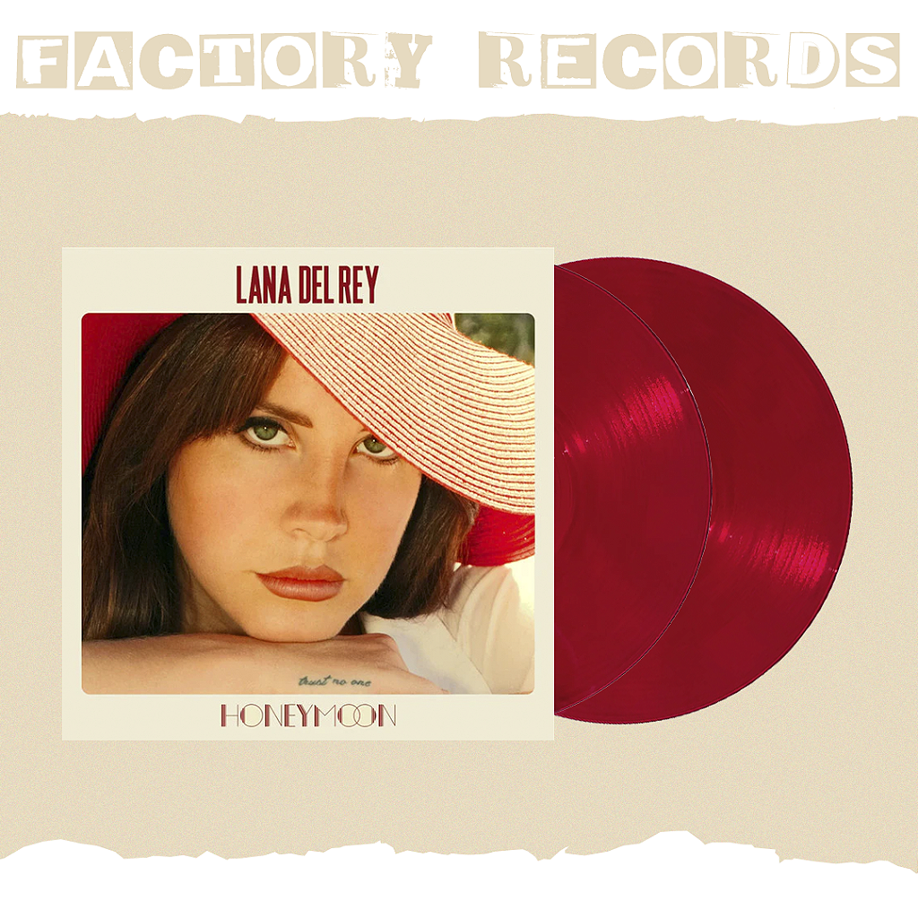 Lana Del Rey - Honeymoon (Translucent Red) - LP - Factory Records