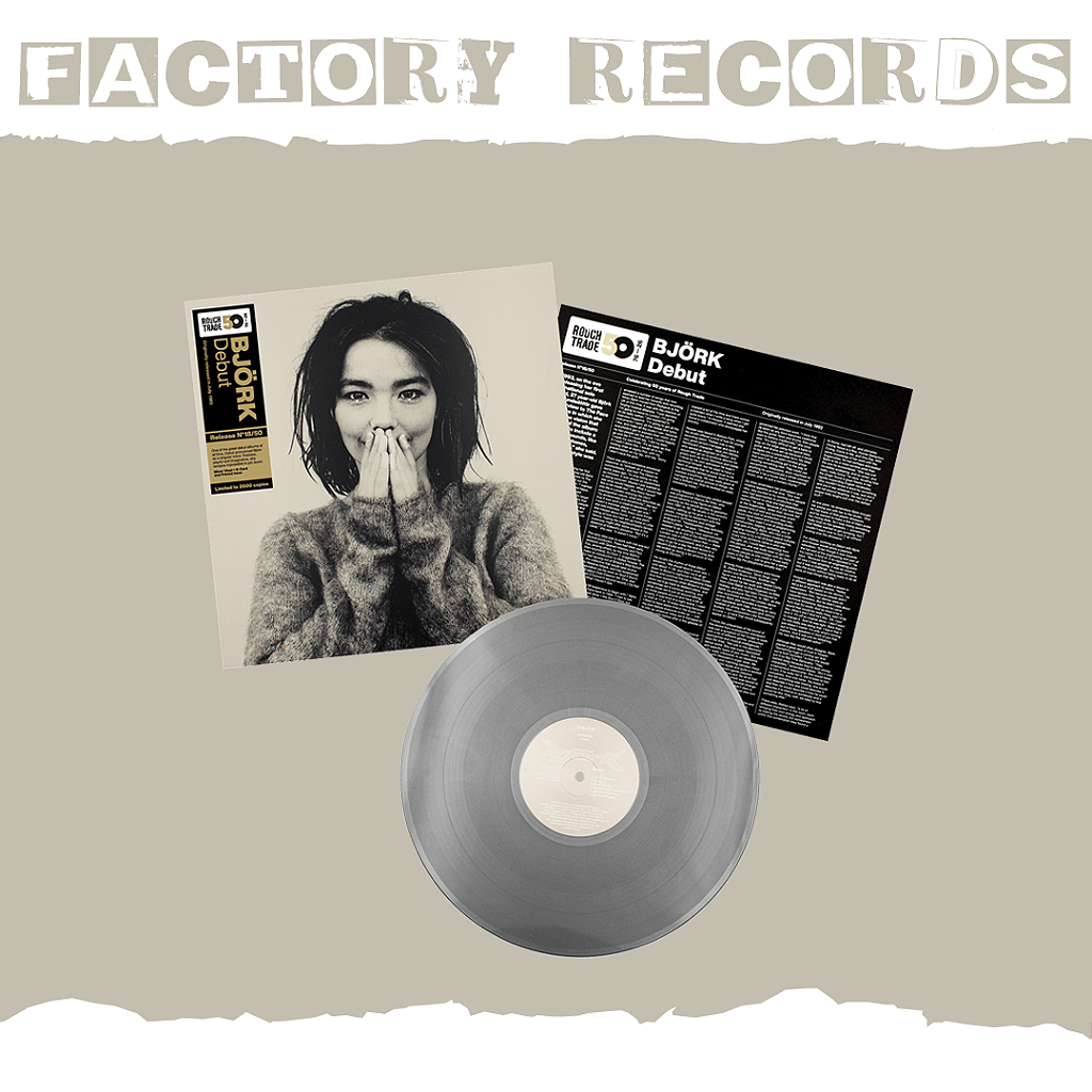 Björk - Debut (Rough Trade - 50th Anniversary) - LP - Factory Records