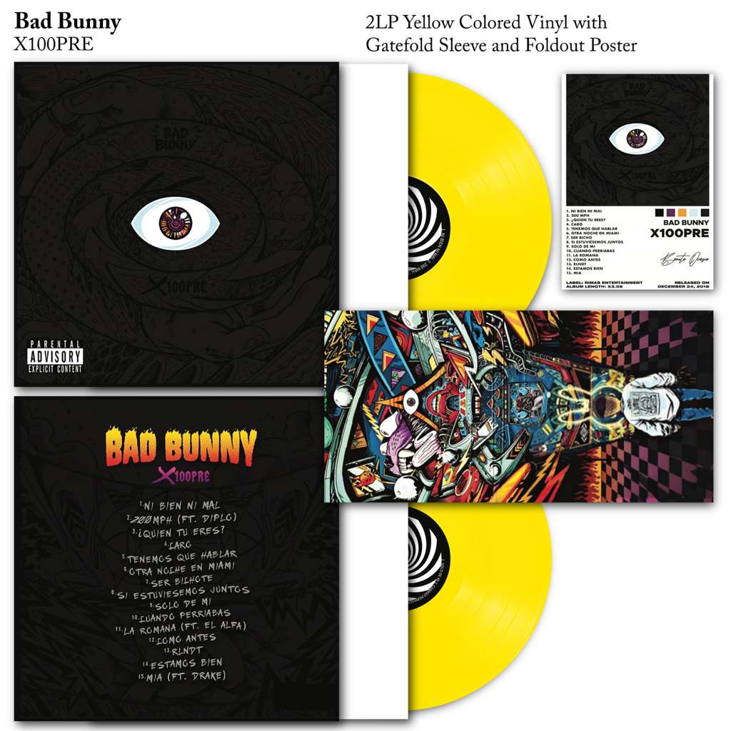 Bad Bunny - X100PRE (Bootleg) - LP - Factory Records