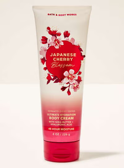 Japanese Cherry Blossom Ultimate Hydration Body Cream 226G - Bath