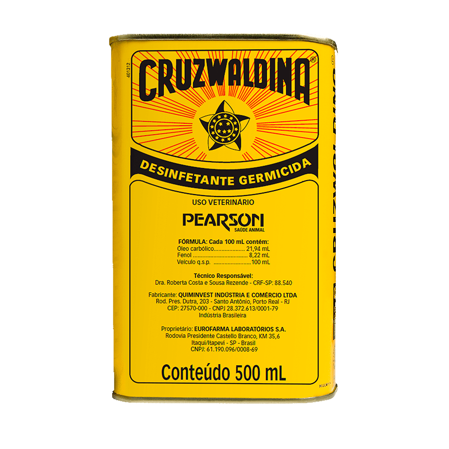 Cruzwaldina Pearson 500 mL - Azul Pet